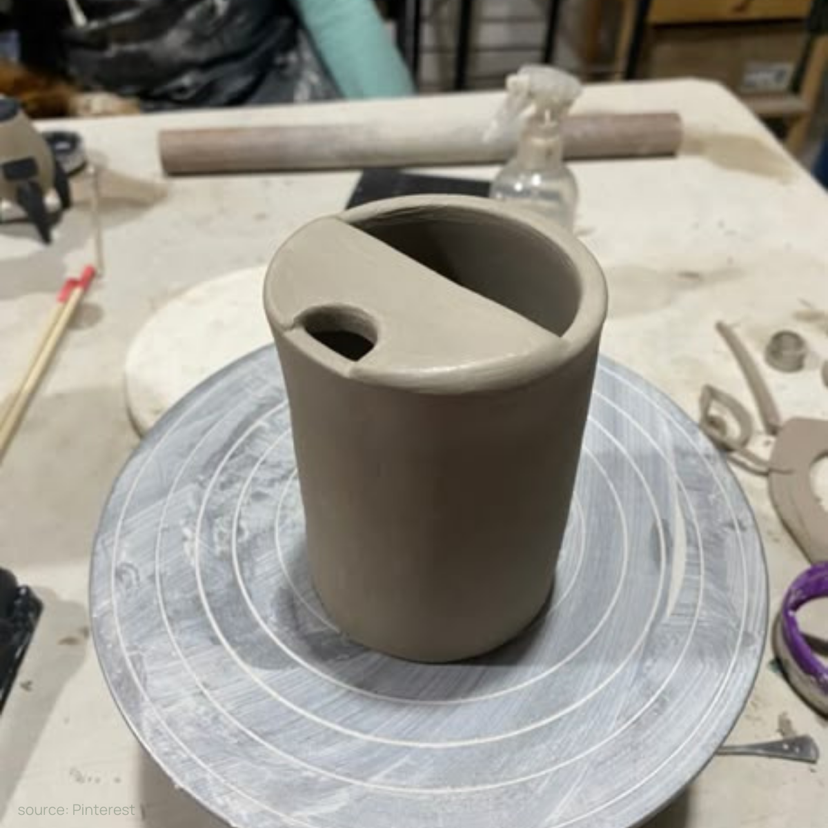 Pottery Handbuilding Workshop - Take Away Coffee Cup