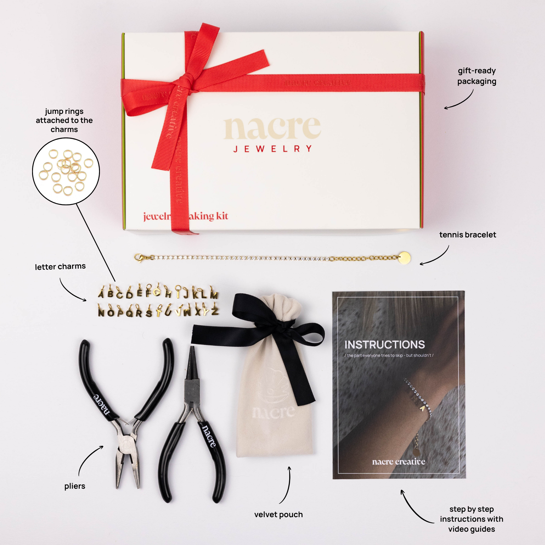 DIY Tennis Bracelet Making Kit