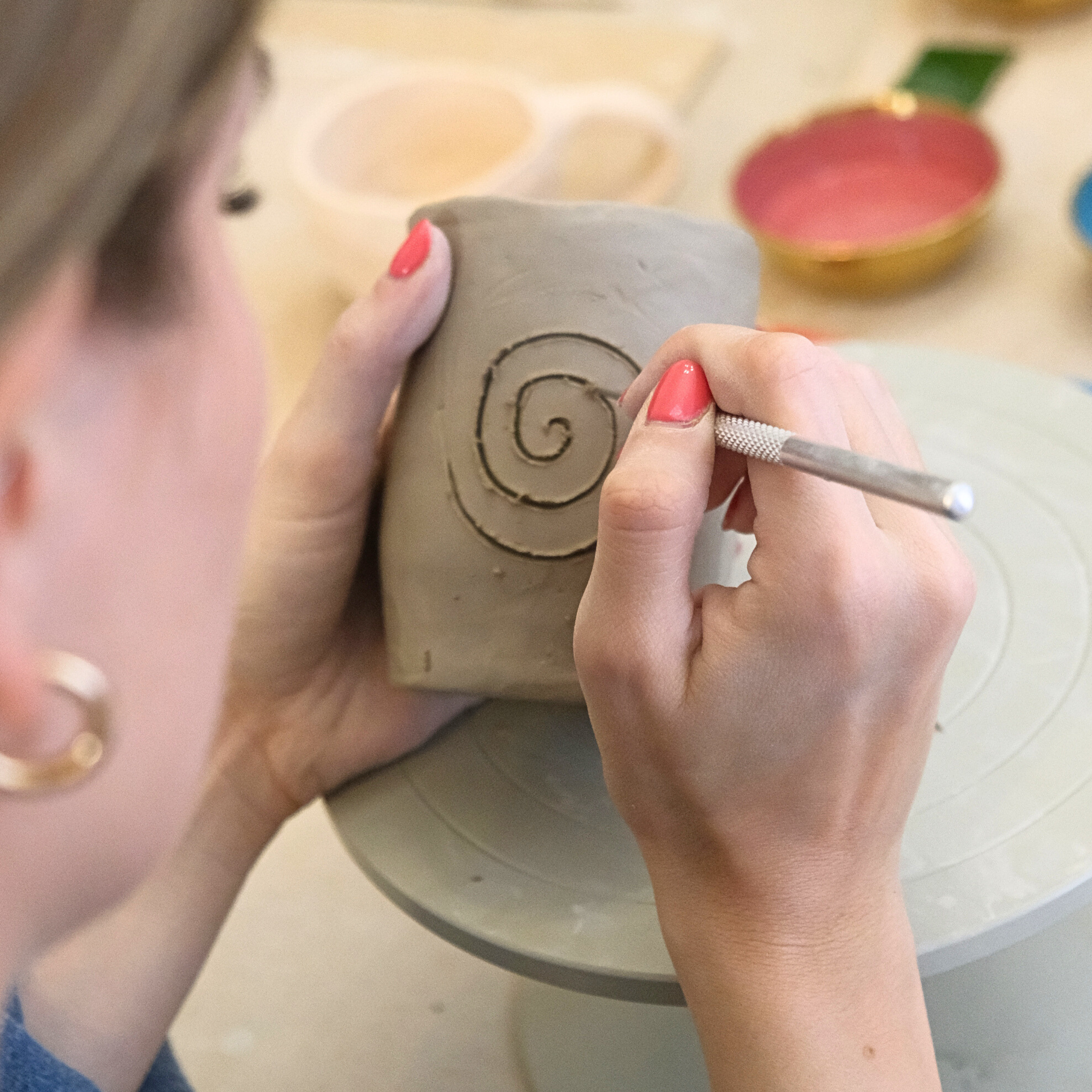 Pottery Handbuilding Workshop - Take Away Coffee Cup