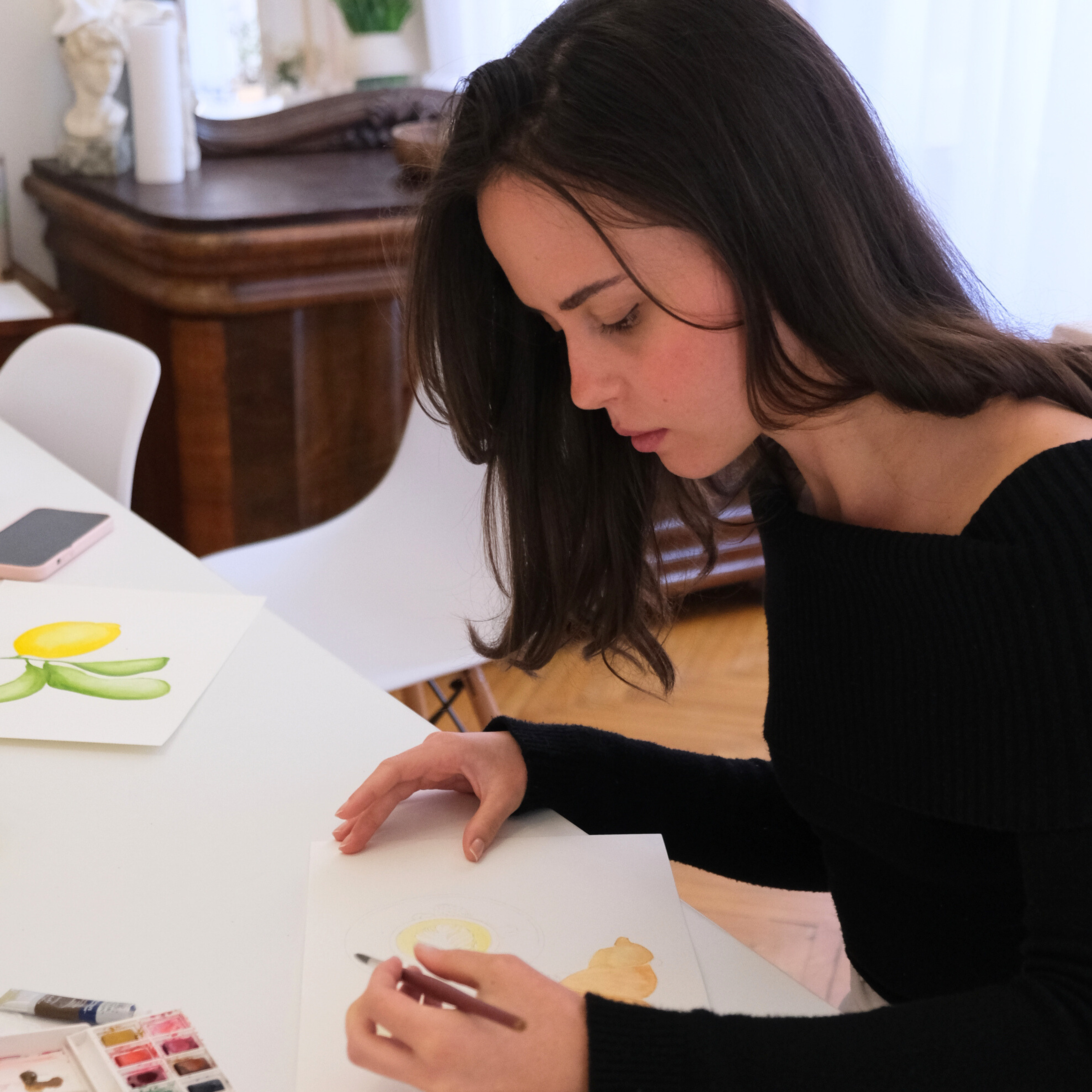 Brunch and Paint (előrajzolt mintával)