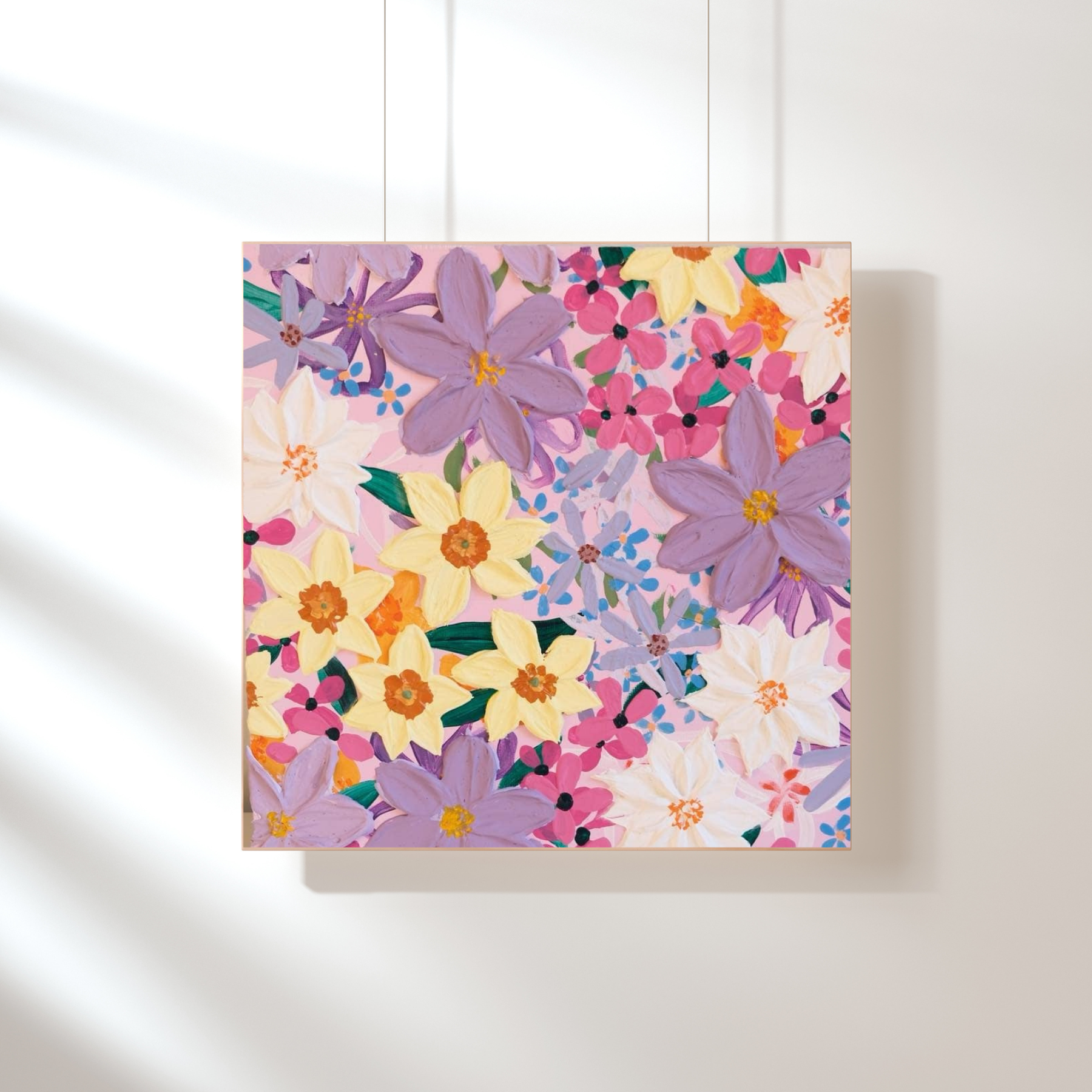 Textured Painting Workshop – Flowers🌸 (beginner)