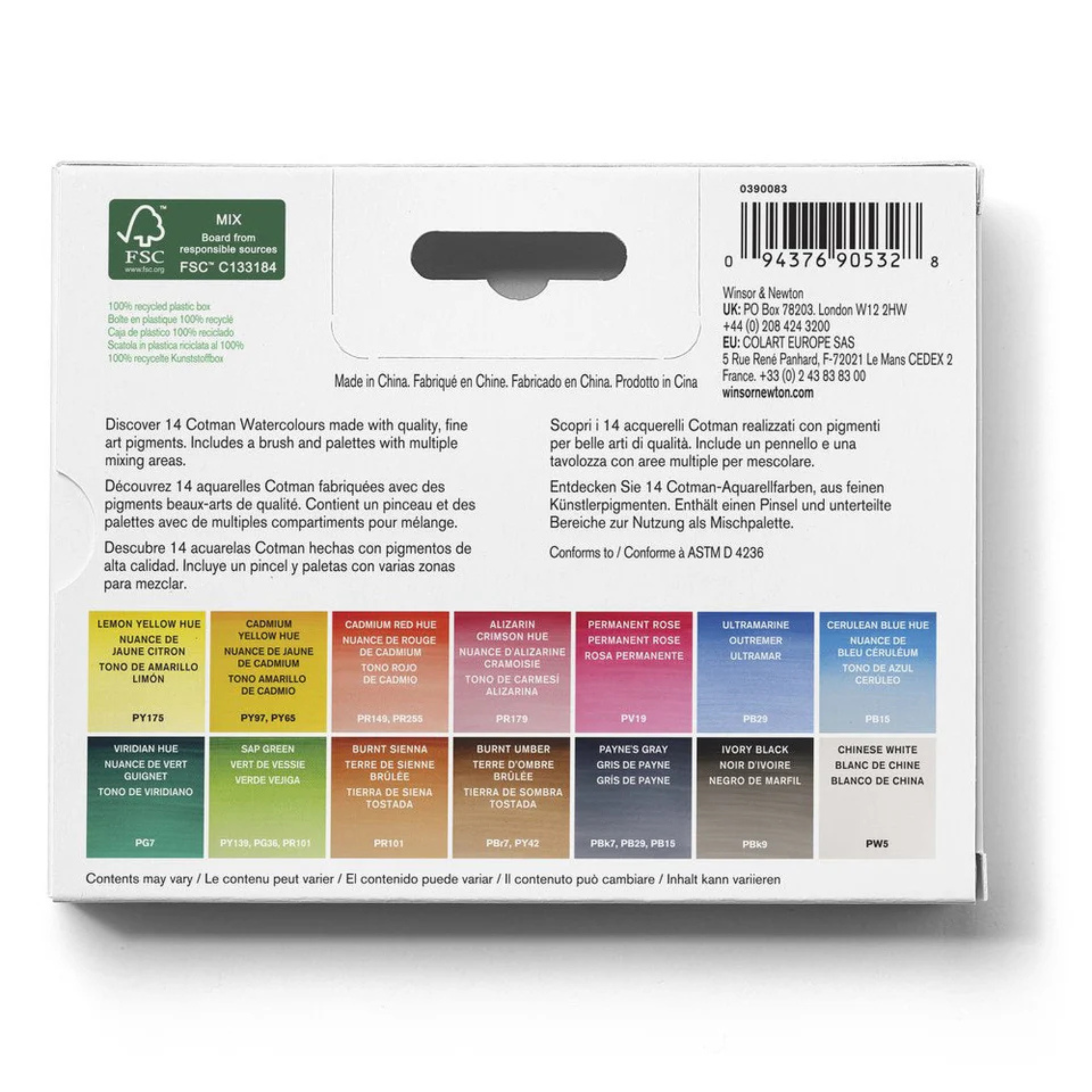 Winsor & Newton Field Set