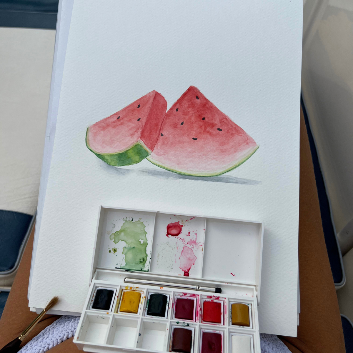 Watercolor Painting Workshop - Watermelon ๐