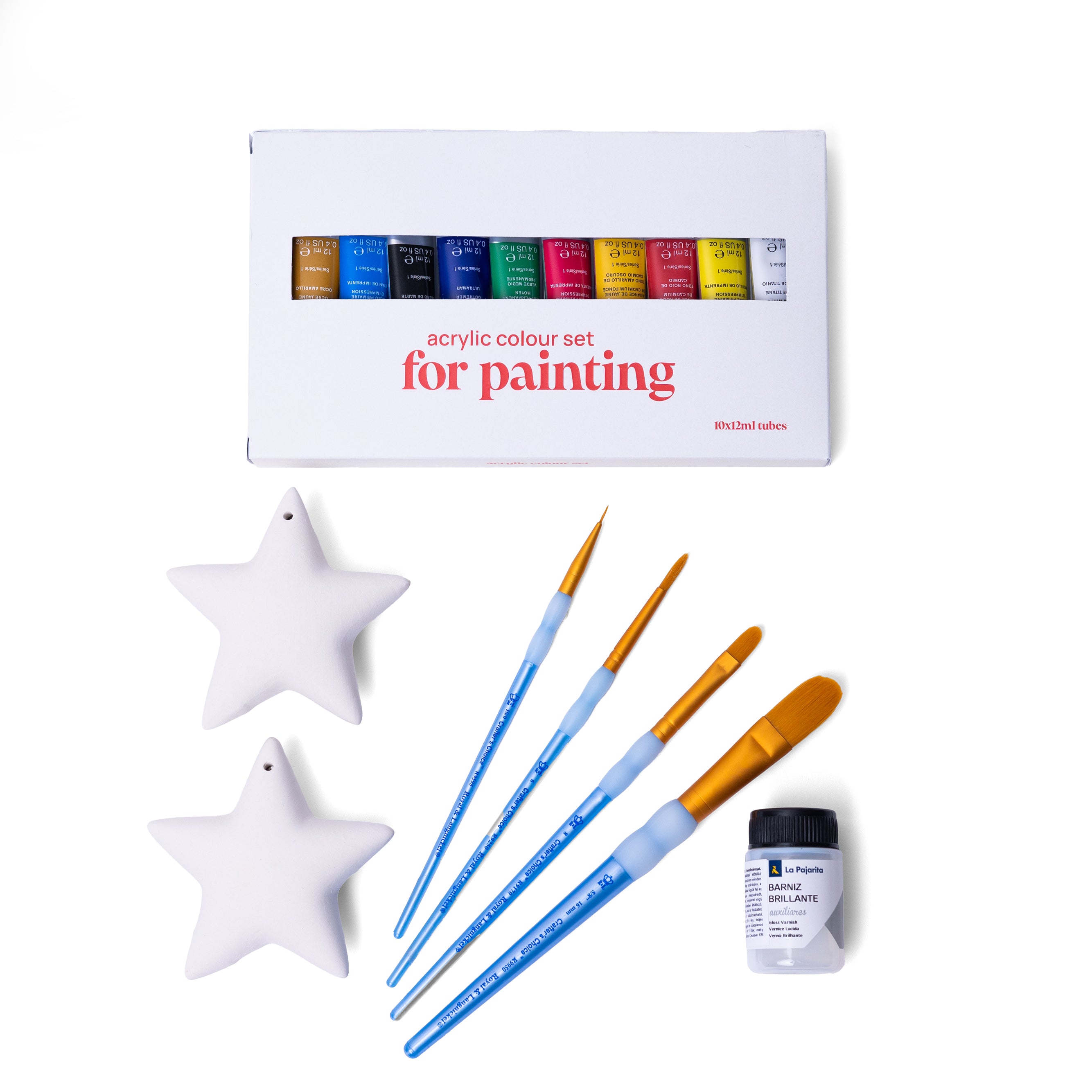 Star Ornament Ceramic Painting Kit