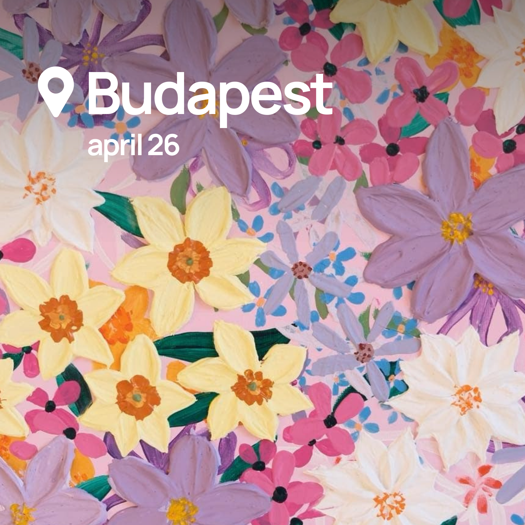 Textured Painting Workshop – Flowers🌸 (beginner)