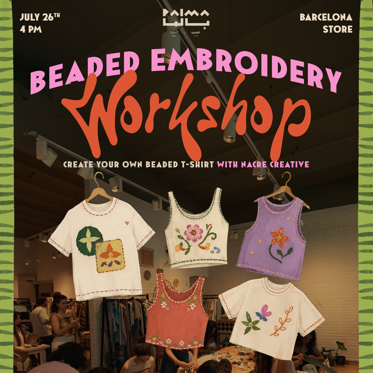 Bead Embroidery with Get Palma (Barcelona)