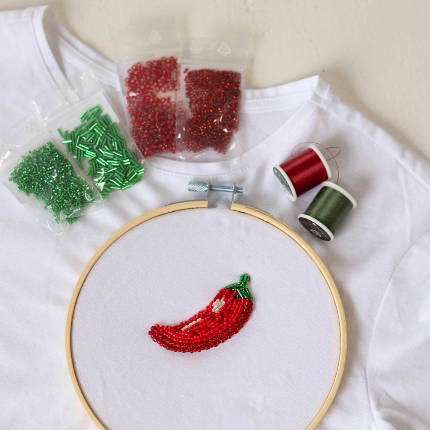 Bead Embroidery Workshop 🍒