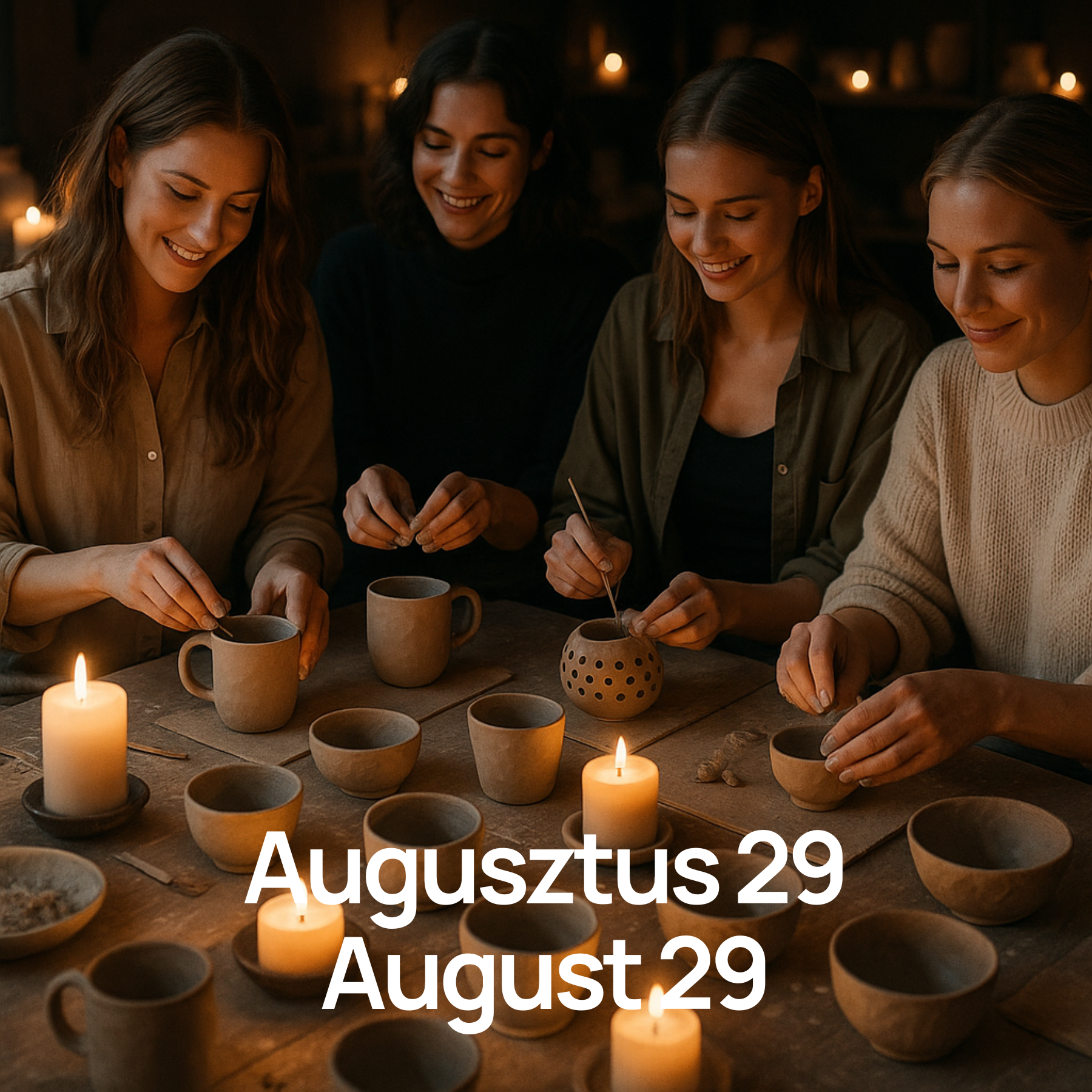 Candlelight Pottery Workshop - Freestyle🕯️
