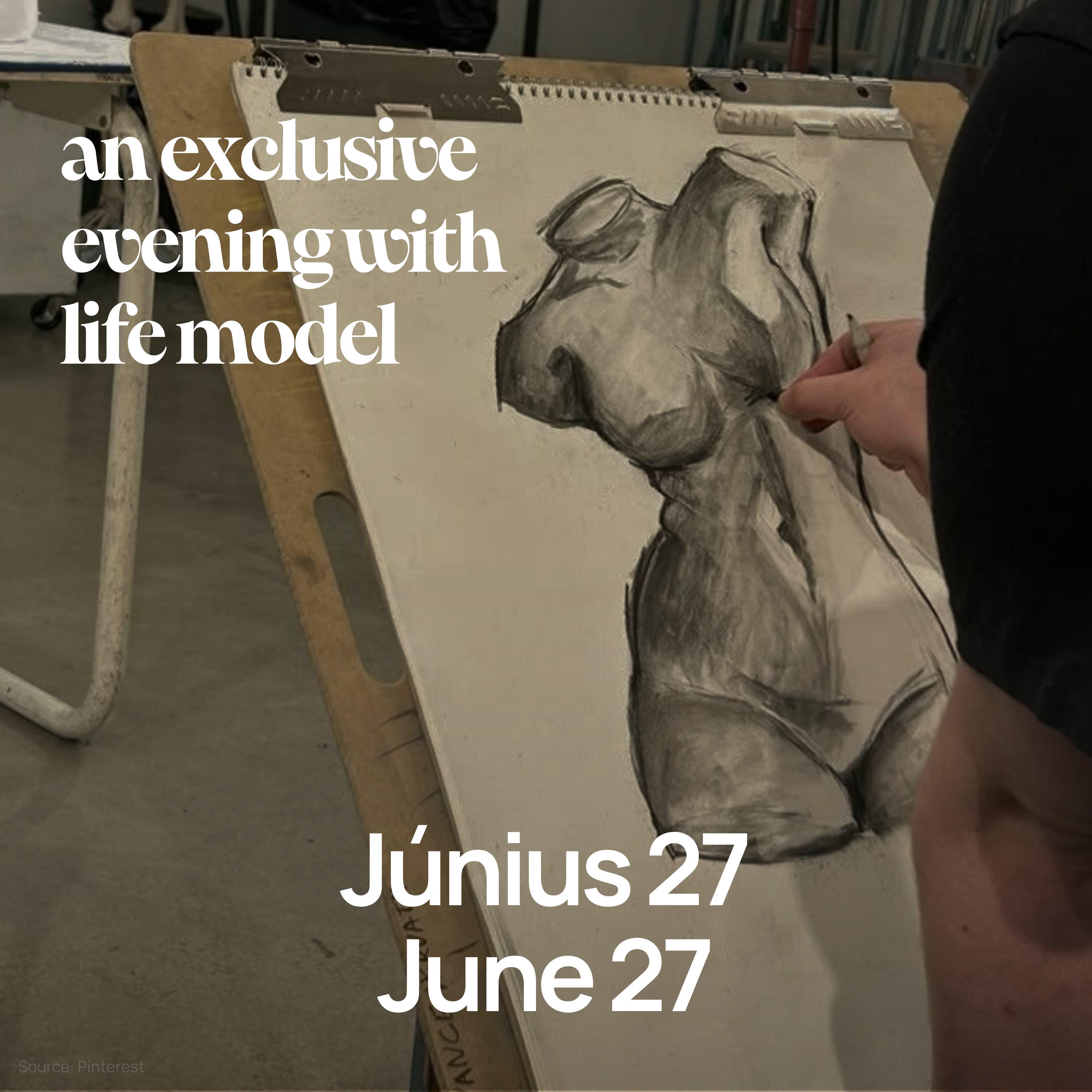Figure Sketching Night – An Exclusive Evening