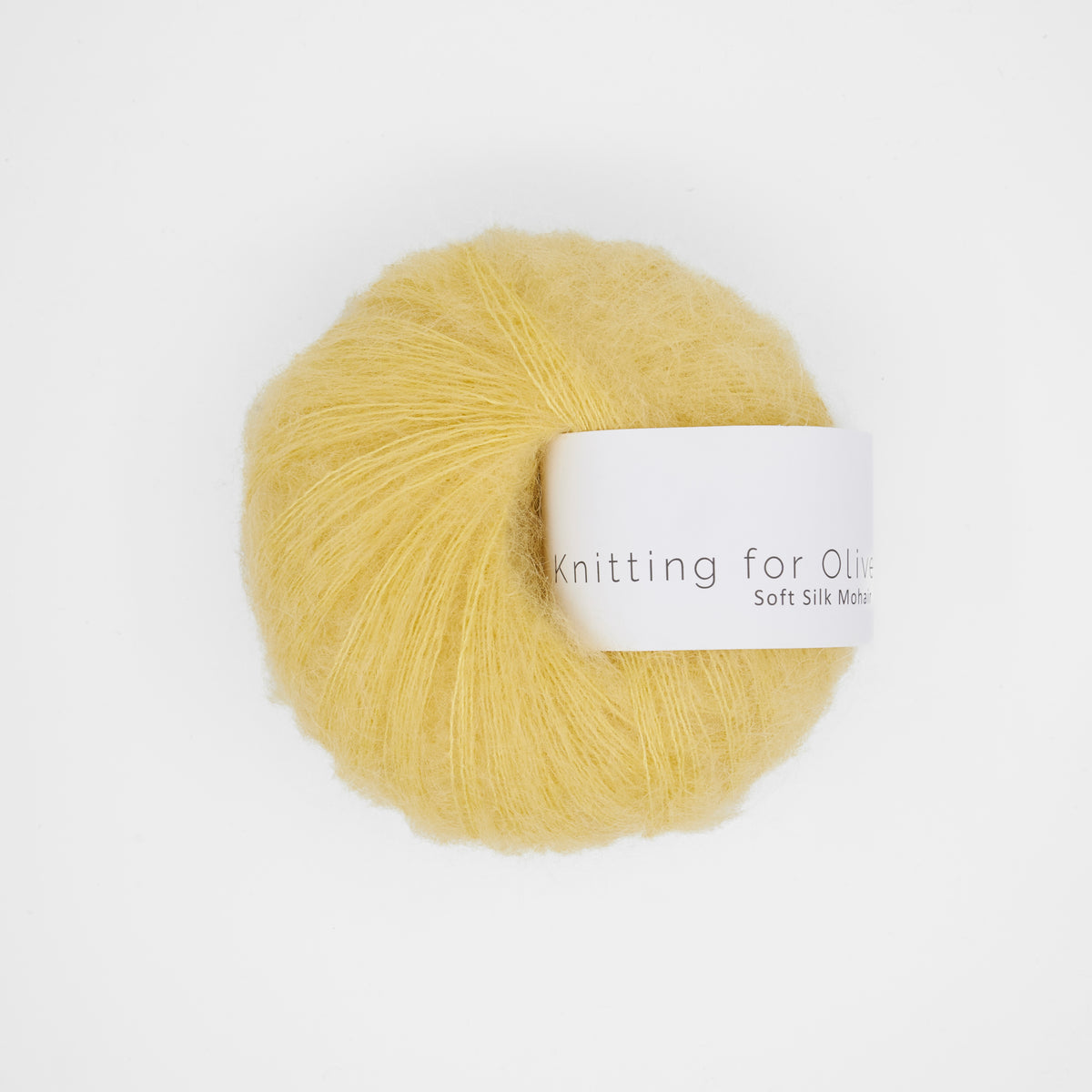 Knitting for Olive Soft Silk Mohair yarn in Buttercup